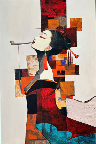 Opium van Francisco De Asis Santacreu, Schilderij te koop op Singulart