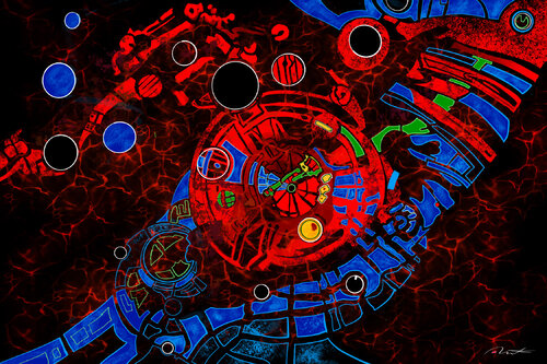 in the clouds of hyperion di Dominique Favreul, Digitale in vendita su Singulart