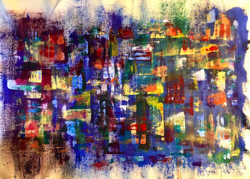 City Life de Carolin Schmidt, Pintura a la venta en Singulart