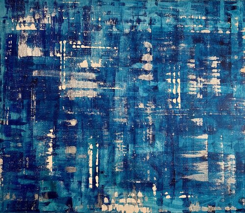 Azul de Carolin Schmidt, Pintura a la venta en Singulart