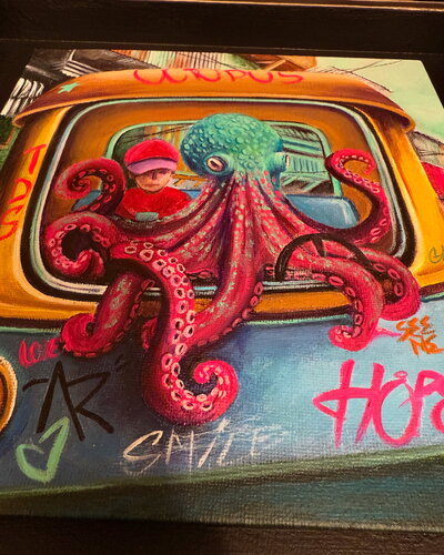 octo'tuk di Eunice Green, Pittura in vendita su Singulart