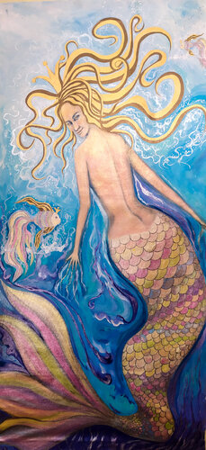 The Queen of the Sea de Svetlana Ivanova, Pintura a la venta en Singulart
