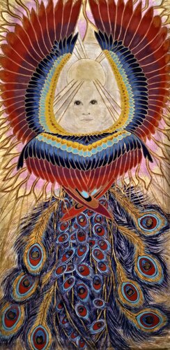 Phoenix Bird - the Queen of Fire di Svetlana Ivanova, Pittura in vendita su Singulart