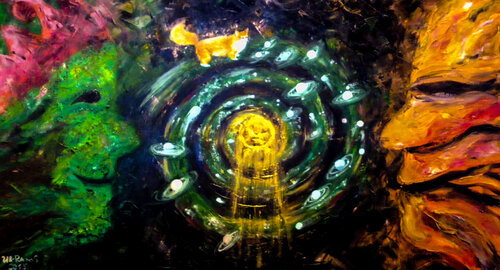 Time is passing van Svetlana Ivanova, Schilderij te koop op Singulart