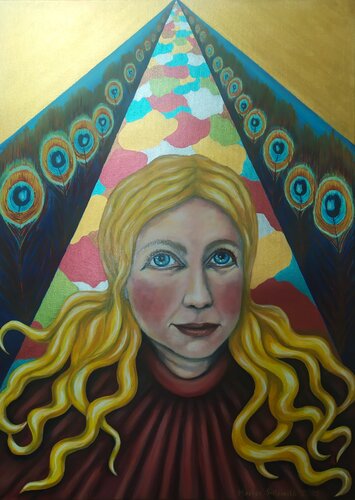 Kaleidoscope Woman di Svetlana Ivanova, Pittura in vendita su Singulart