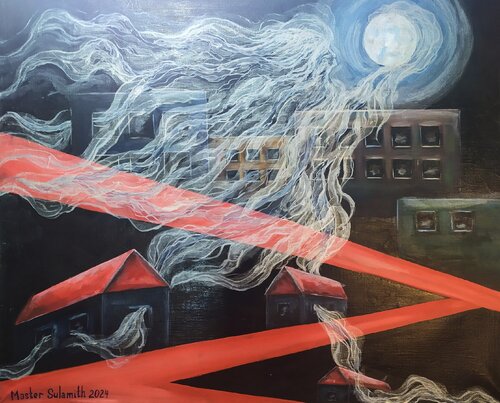 The night is gentle di Svetlana Ivanova, Pittura in vendita su Singulart
