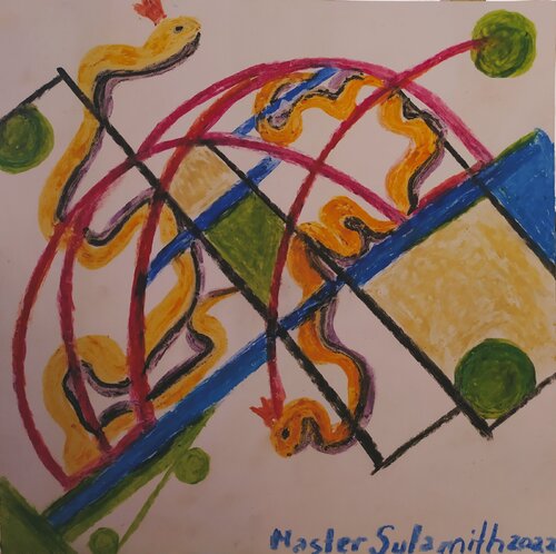 Snakes van Svetlana Ivanova, Tekening te koop op Singulart