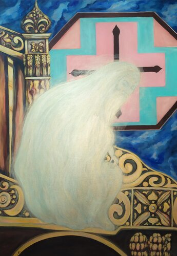 Descended from heaven. The Spaso-Blachernae Monastery. di Svetlana Ivanova, Disegno in vendita su Singulart