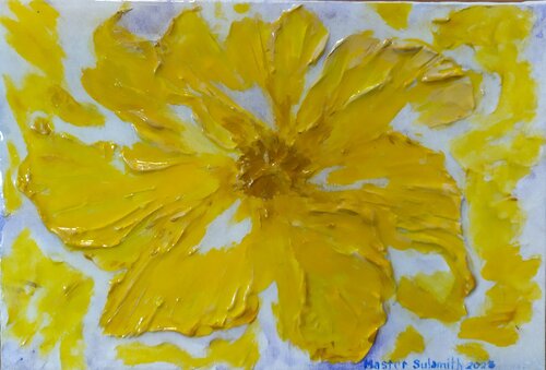 The sunny flower van Svetlana Ivanova, Schilderij te koop op Singulart