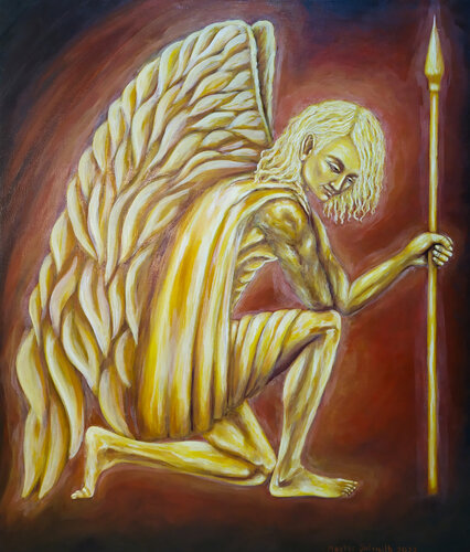 The Warrior of Light van Svetlana Ivanova, Schilderij te koop op Singulart