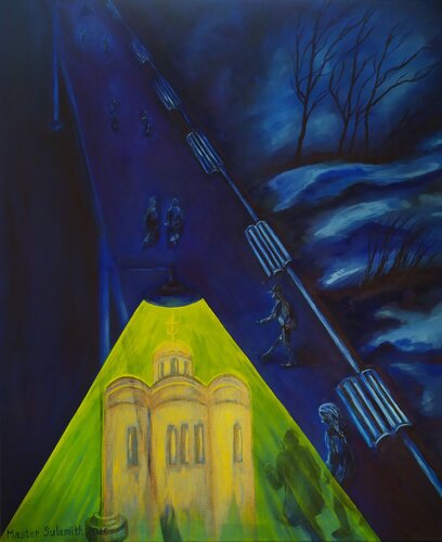 The earthly and the spiritual by Svetlana Ivanova, Painting for Sale on Singulart