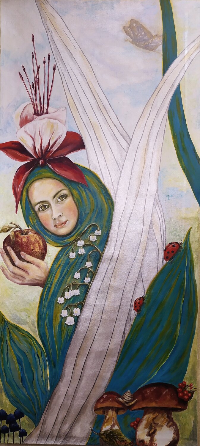 The Queen of the Earth Svetlana Ivanova Originalgemälde zu verkaufen
