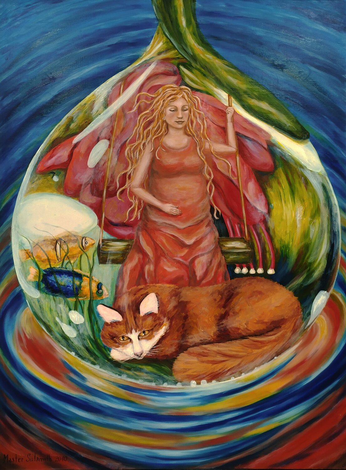The Drop of Life Svetlana Ivanova Originalgemälde zu verkaufen
