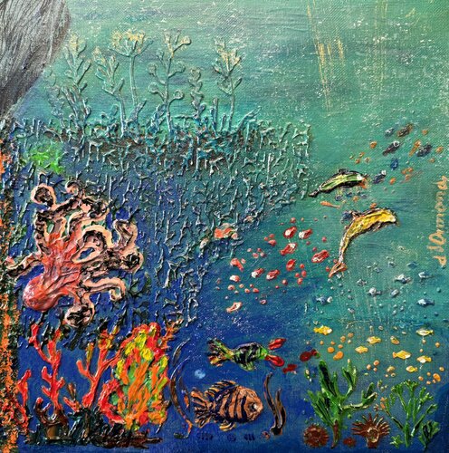 130 - Les Fonds Marins von Jenny d'Ormond, Malerei kaufen auf Singulart