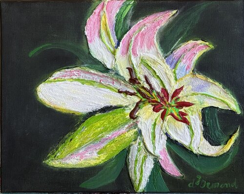 125 - FLEURS DE LYS by Jenny d'Ormond, Painting for Sale on Singulart