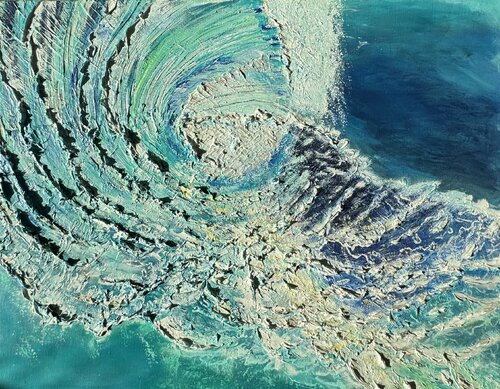 108 - LA VAGUE von Jenny d'Ormond, Malerei kaufen auf Singulart