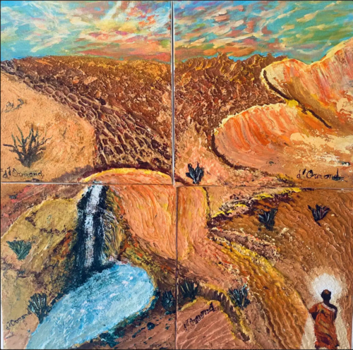 110 – LE DESERT DE SABLE von Jenny d'Ormond, Malerei kaufen auf Singulart