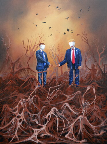 Peace Agreement von Eugene Gorbachenko, Malerei kaufen auf Singulart