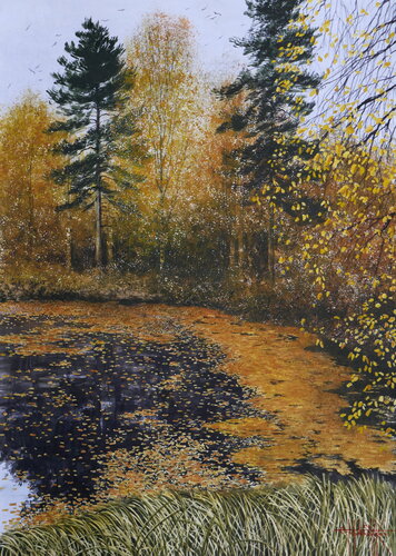 Autumn melancholy von Eugene Gorbachenko, Malerei kaufen auf Singulart