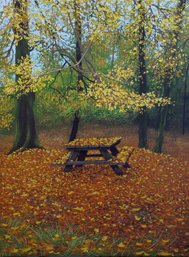 A cozy place de Eugene Gorbachenko, Pintura a la venta en Singulart