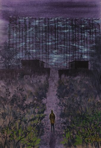 S.T.A.L.K.E.R. 2 DUGA NIGHT di Eugene Gorbachenko, Pittura in vendita su Singulart
