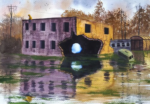 S.T.A.L.K.E.R. 2 Portal di Eugene Gorbachenko, Pittura in vendita su Singulart