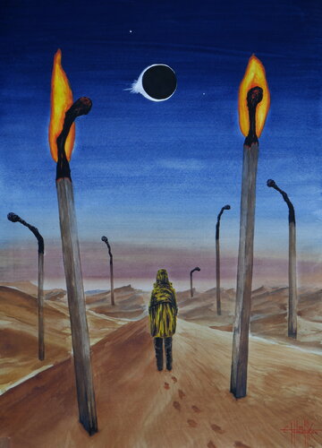 Lost souls di Eugene Gorbachenko, Pittura in vendita su Singulart