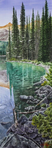 Mountain lake von Eugene Gorbachenko, Malerei kaufen auf Singulart