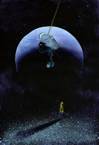 Voyager 1 von Eugene Gorbachenko, Malerei kaufen auf Singulart