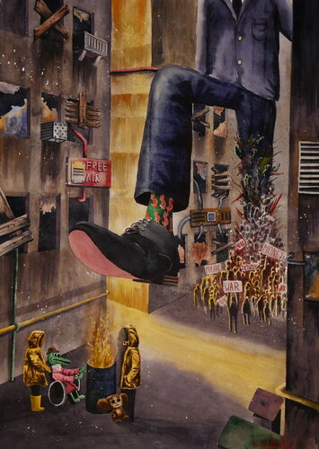 Big Money von Eugene Gorbachenko, Malerei kaufen auf Singulart