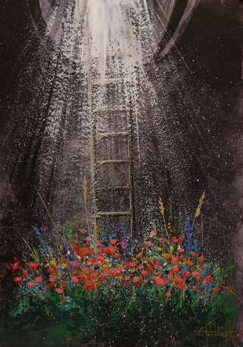 STALKER 2 Exit to the light zone van Eugene Gorbachenko, Schilderij te koop op Singulart