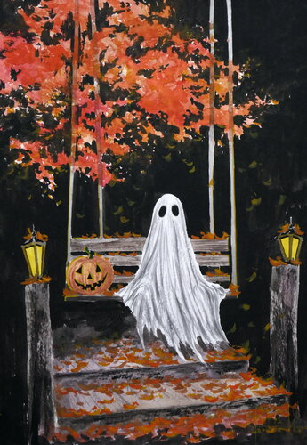 Ghost di Eugene Gorbachenko, Pittura in vendita su Singulart