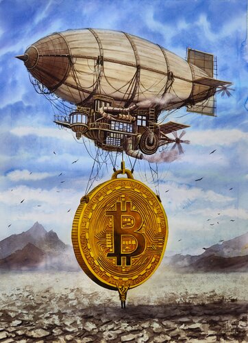 At the intersection of technologies von Eugene Gorbachenko, Malerei kaufen auf Singulart