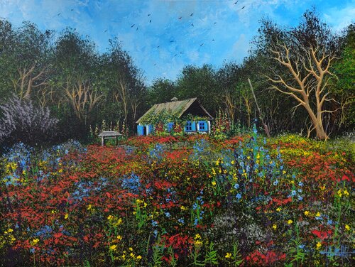 S.T.A.L.K.E.R. 2 Ghostly Oasis di Eugene Gorbachenko, Pittura in vendita su Singulart