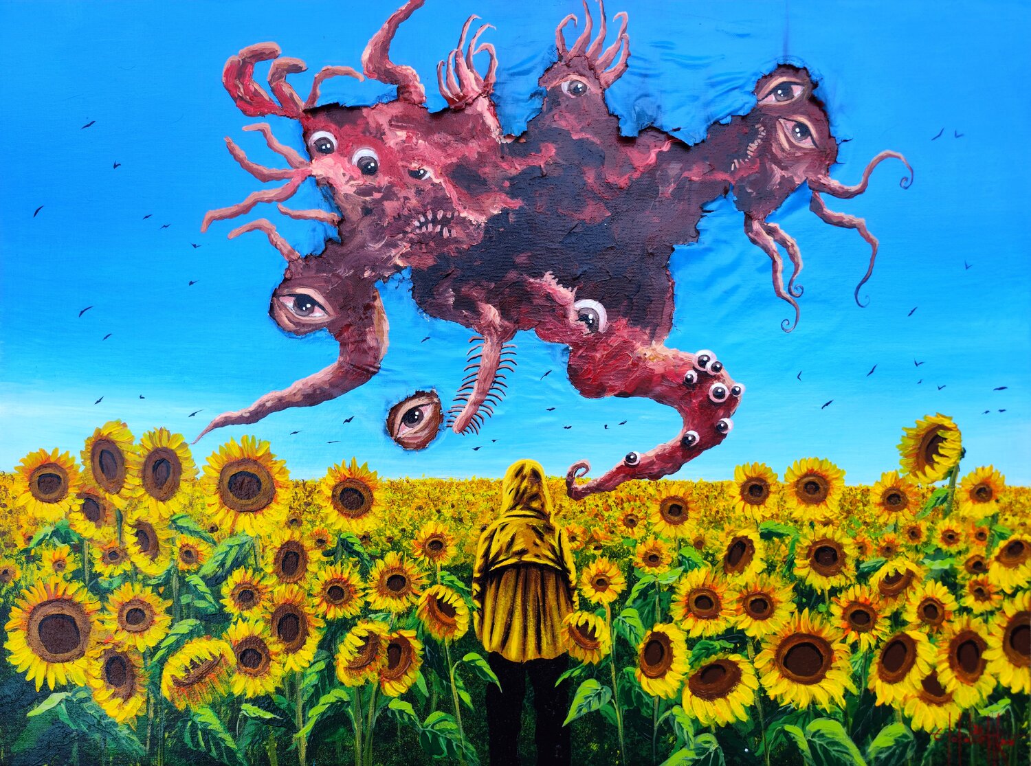 Meeting my demons Eugene Gorbachenko Pintura original en venta