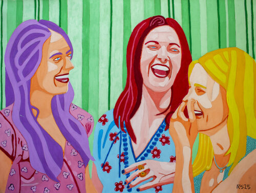 Friends No. 10 van Randall Steinke, Schilderij te koop op Singulart