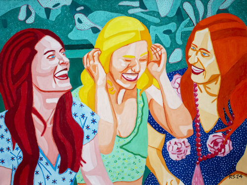 Friends No. 2 van Randall Steinke, Schilderij te koop op Singulart