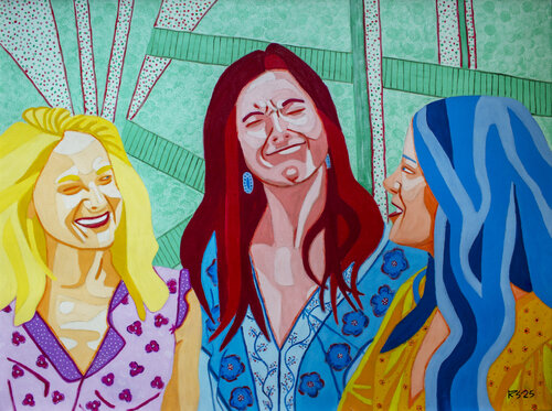 Friends No. 12 van Randall Steinke, Schilderij te koop op Singulart