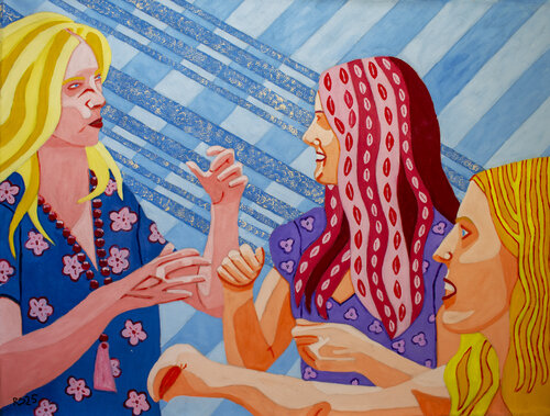 Friends No. 14 van Randall Steinke, Schilderij te koop op Singulart