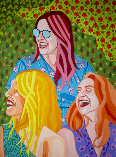 Friends No. 17 van Randall Steinke, Schilderij te koop op Singulart