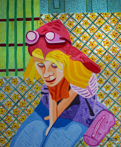 Cos Play Girl di Randall Steinke, Pittura in vendita su Singulart