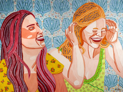 Two Women No. 6 by Randall Steinke, 회화 for Sale on Singulart