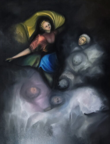 A cruel fairy tale van Bongeun Koo, Schilderij te koop op Singulart