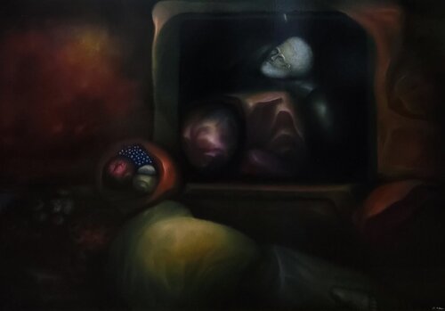 Hallucinations and paintings by Bongeun Koo, Painting for Sale on Singulart