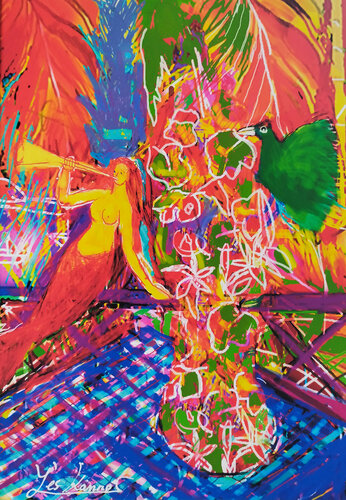 Sirène Mérodi van MASAO KANNO, Schilderij te koop op Singulart