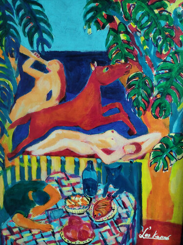 Capricement　 狂騒曲 di MASAO KANNO, Pittura in vendita su Singulart