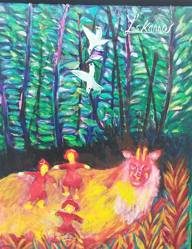 mononoke（物の気配） von MASAO KANNO, Malerei kaufen auf Singulart