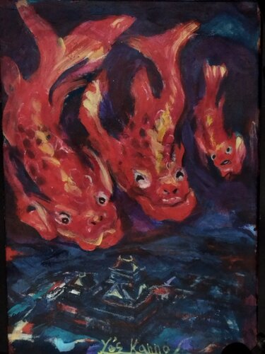 Gardien De la ViLlle van MASAO KANNO, Schilderij te koop op Singulart