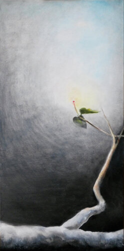 A l'aube d'un jour nouveau van Vanessa Baegne, Schilderij te koop op Singulart