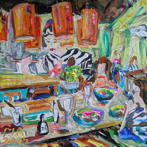 Mosch Mosch, Goetheplatz, Frankfurt von Pia Grambart, Malerei kaufen auf Singulart